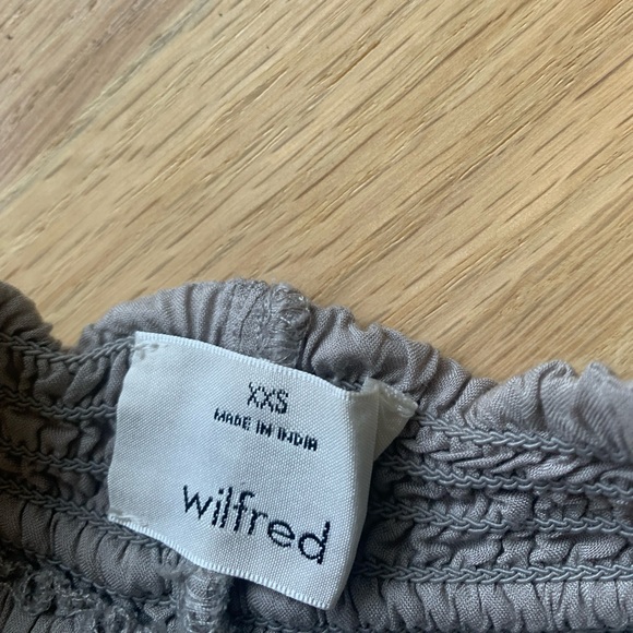 Wilfred nanette wide leg pants modal gray sz XS / XXS - Picture 4 of 8